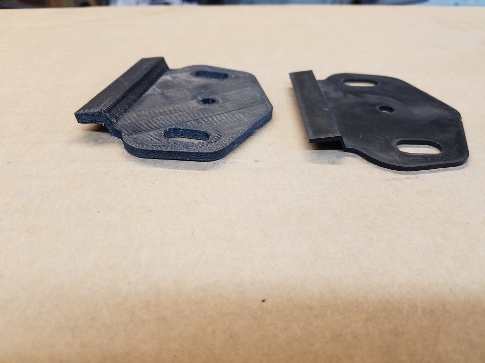 3D printed thicker sunroof latch spacers Pennock's Fiero Forum